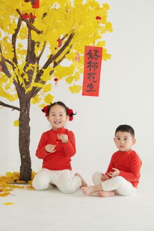 kids ginger cotton warm shirt