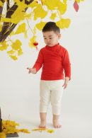 kids ginger cotton warm shirt