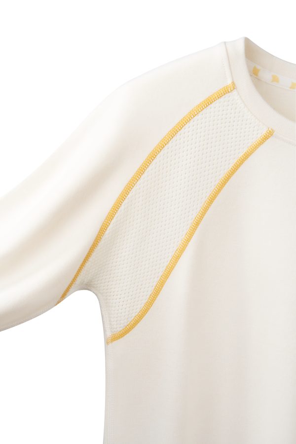 Warm Ginger Color Block Breathable Mesh Thermal Top - Image 11