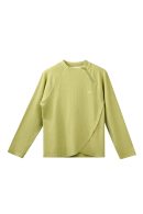 kids woolblend zipper shirt