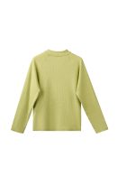 kids woolblend zipper shirt