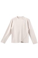 kids woolblend zipper shirt