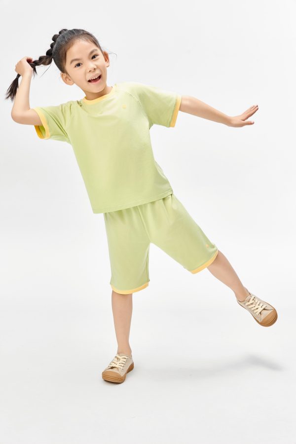 kids Quick-dry cotton Half sleeve home suit - Image 5