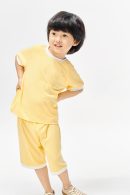 kids Quick-dry cotton Half sleeve home suit