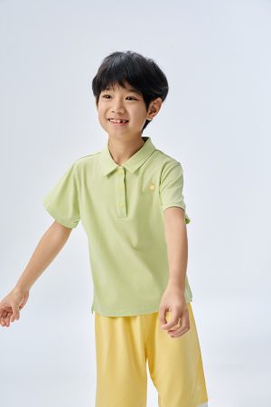 kids Quick-dry cotton loungewear polo shirt