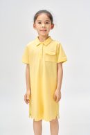 kids Quick-dry cotton loungewear polo skirt