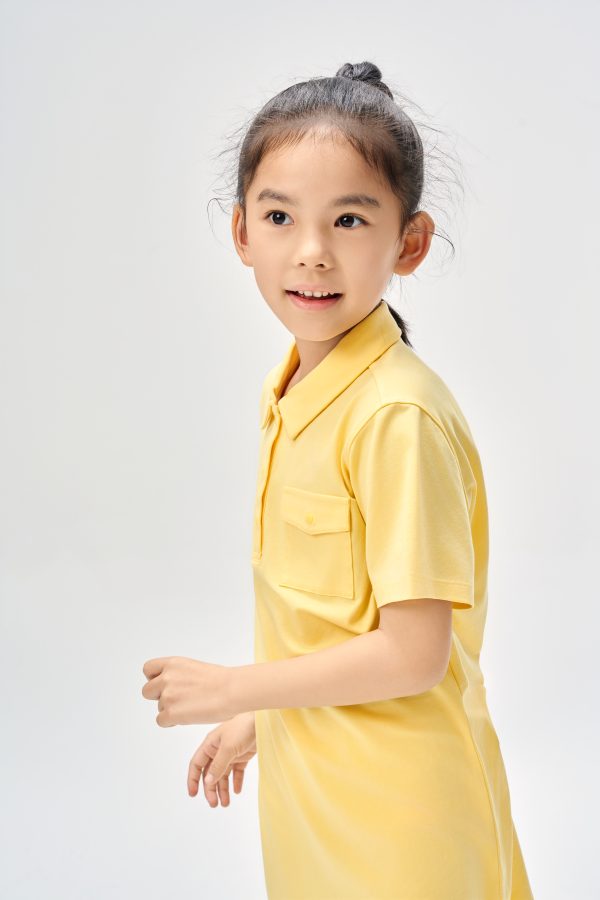 kids Quick-dry cotton loungewear polo skirt - Image 2