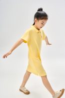 kids Quick-dry cotton loungewear polo skirt