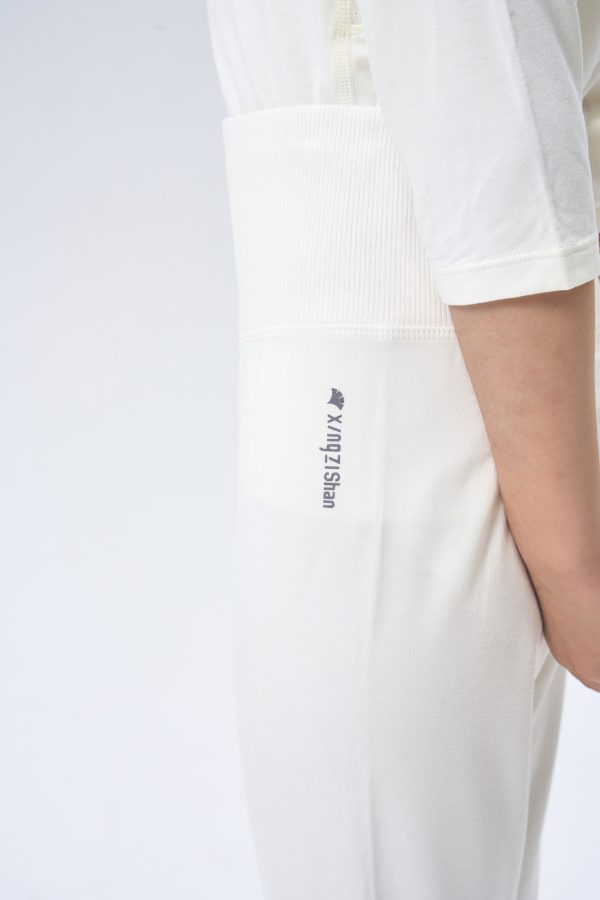 Warm Ginger Belly-Wrap Base Layer Leggings - Image 3