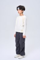 Warm Ginger Color Block Breathable Mesh Thermal Top