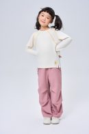Warm Ginger Color Block Breathable Mesh Thermal Top