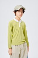 kids woolblend polo shirt