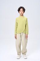 kids woolblend zipper shirt
