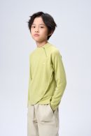 kids woolblend zipper shirt