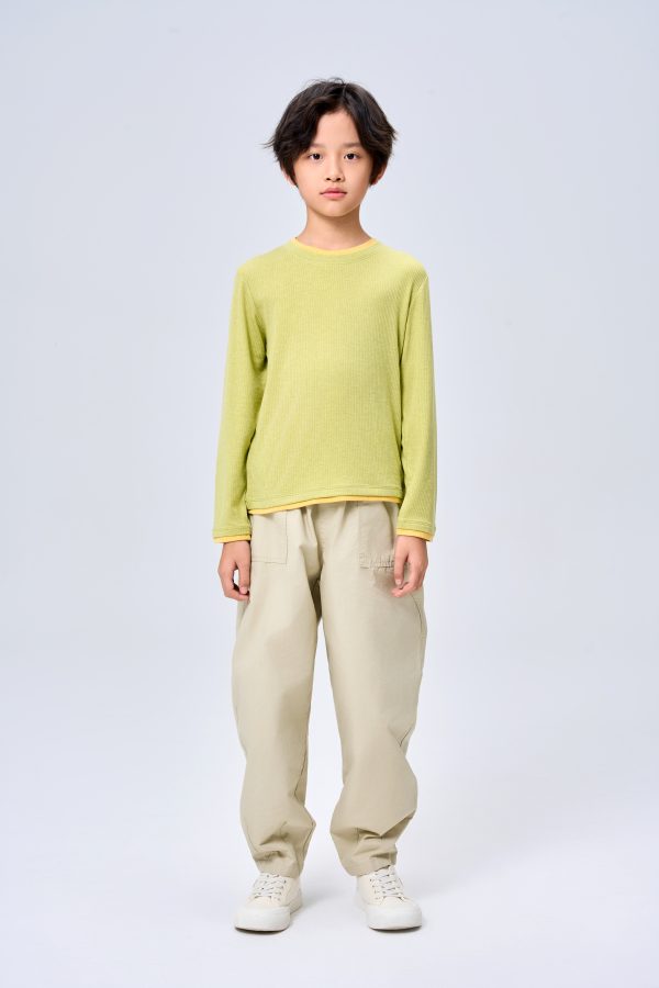 kids woolblend basic shirt - Image 3