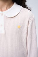 kids woolblend doll collar shirt