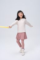 kids woolblend doll collar shirt