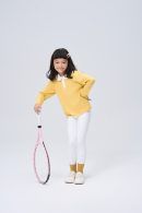 kids woolblend doll collar shirt