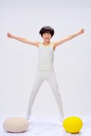 kids ginger cotton warm vest