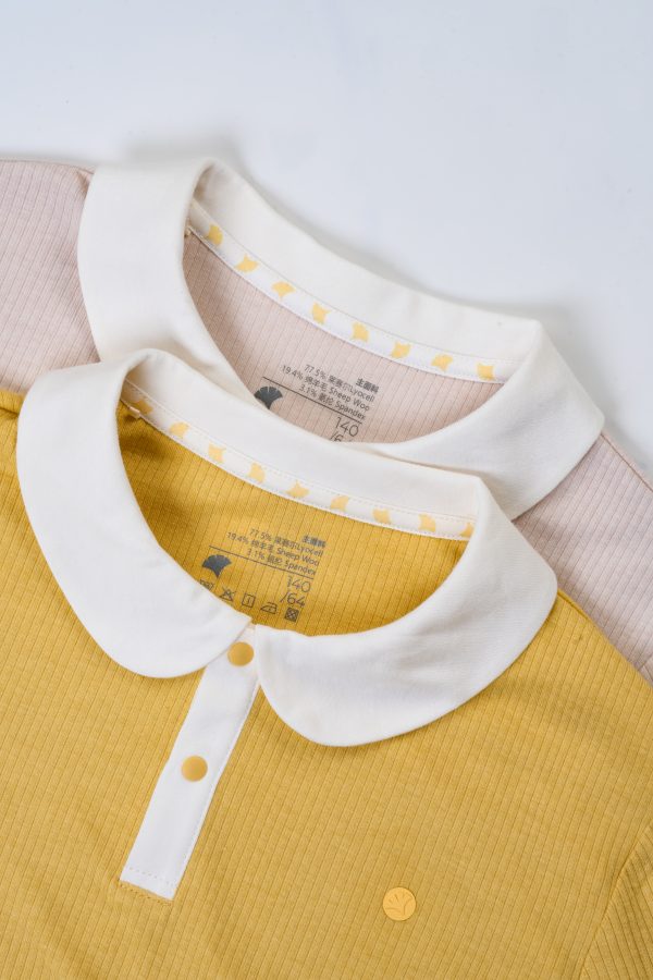 kids woolblend doll collar shirt - Image 9